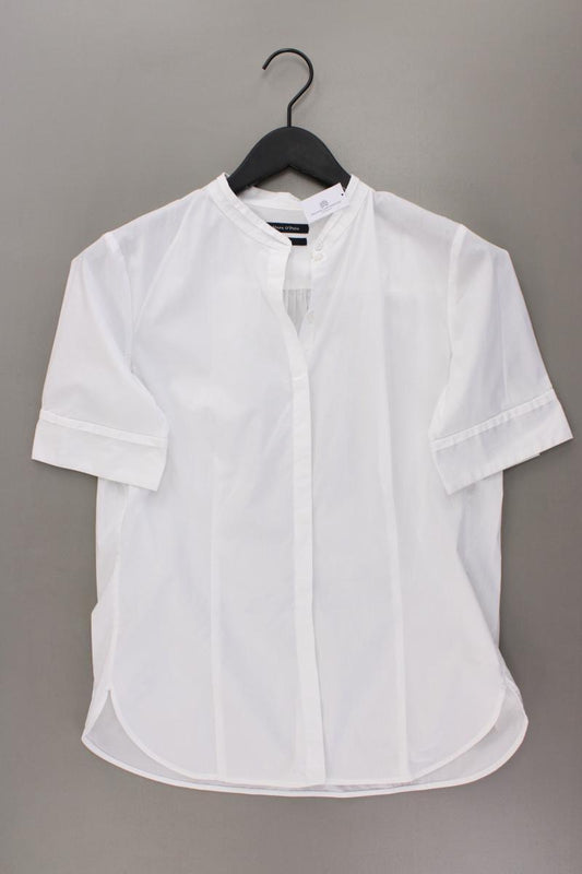 Marc O'Polo Kurzarmbluse Gr. 38 weiß