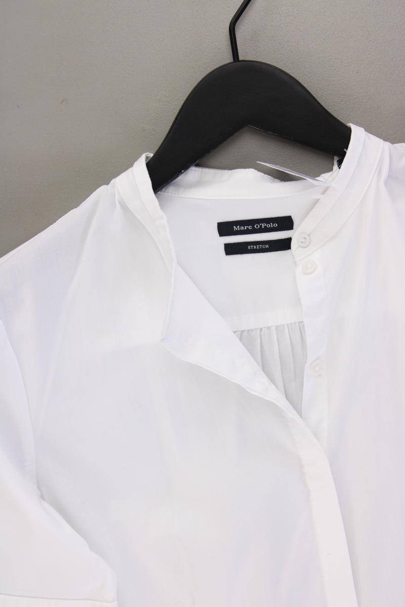 Marc O'Polo Kurzarmbluse Gr. 38 weiß