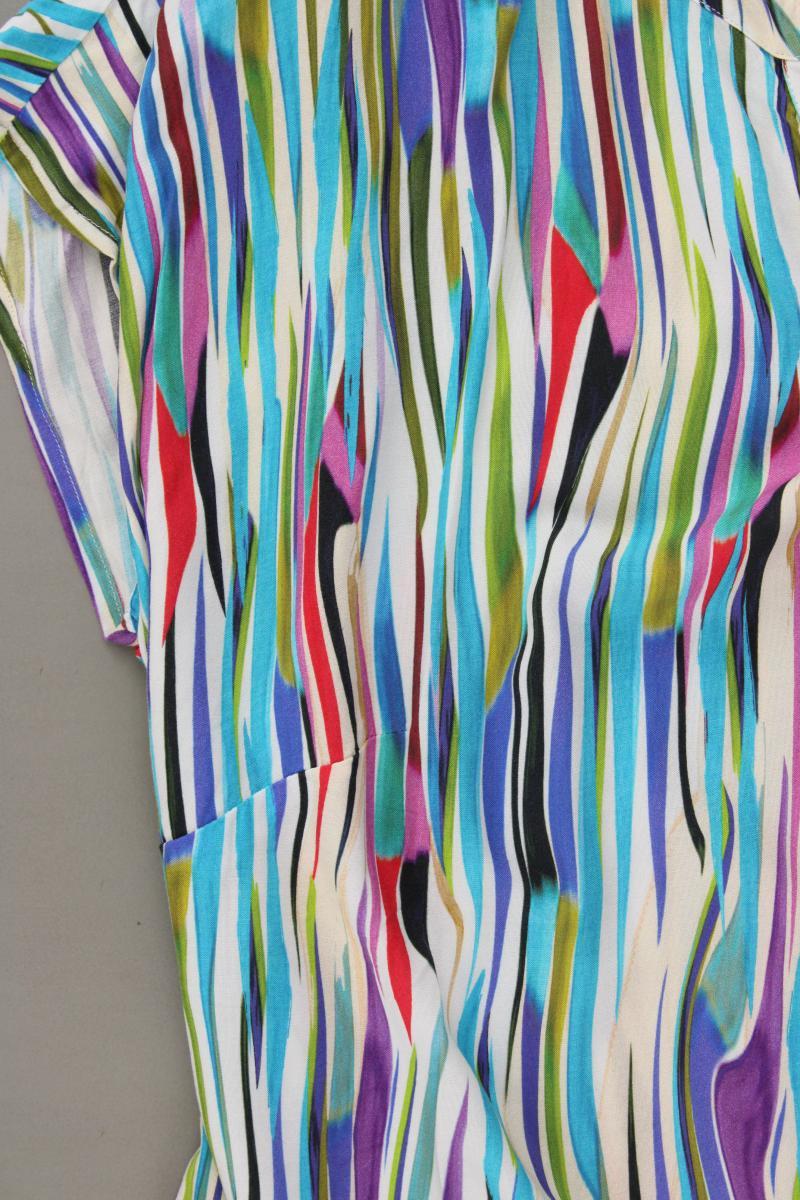 Goldner Kurzarmbluse Gr. 50 mehrfarbig