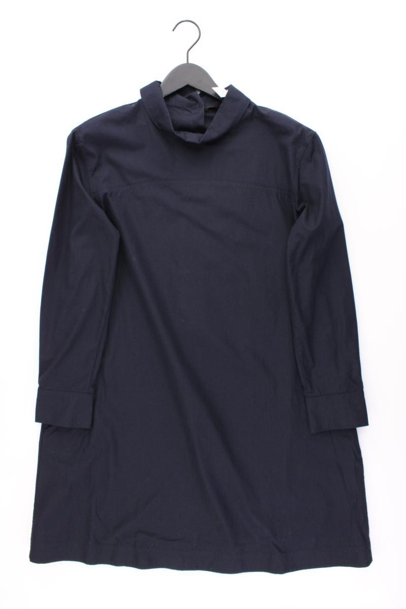 Cos Blusenkleid Gr. 38 Langarm blau aus Baumwolle
