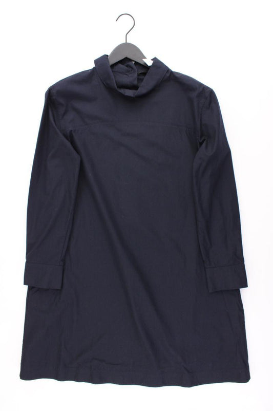Cos Blusenkleid Gr. 38 Langarm blau aus Baumwolle