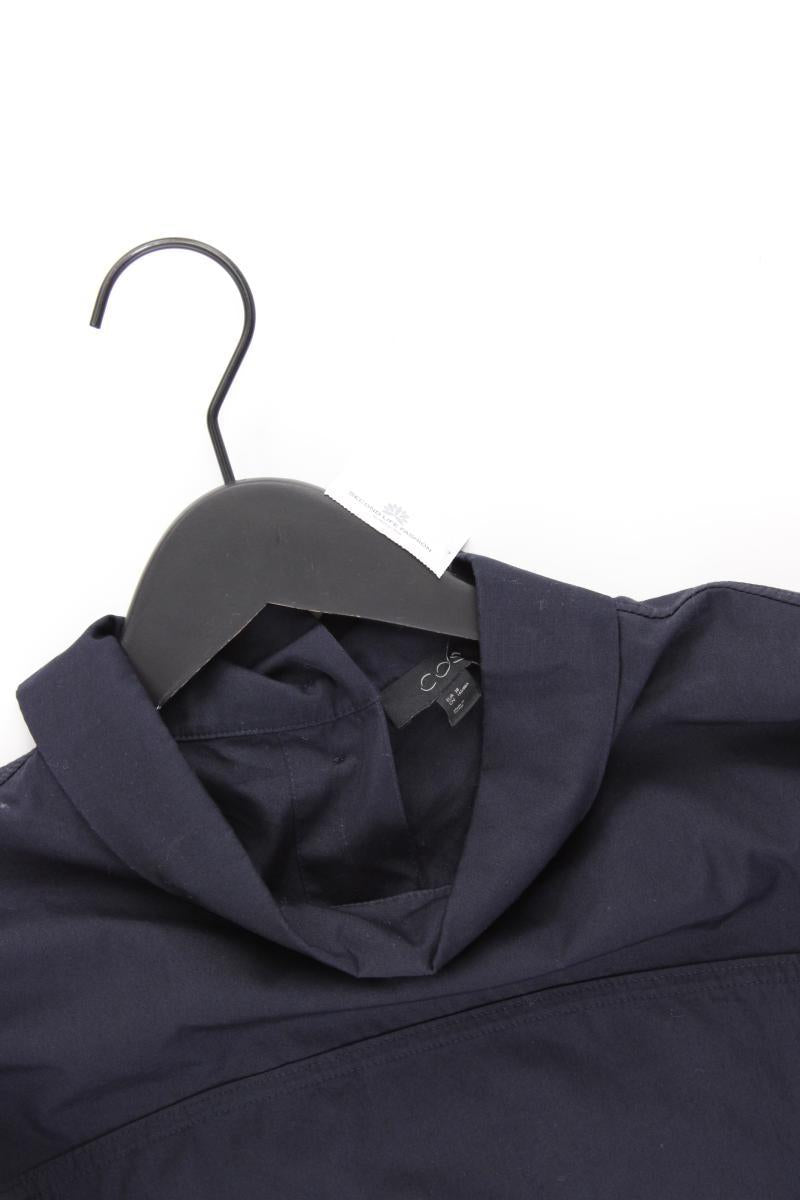 Cos Blusenkleid Gr. 38 Langarm blau aus Baumwolle
