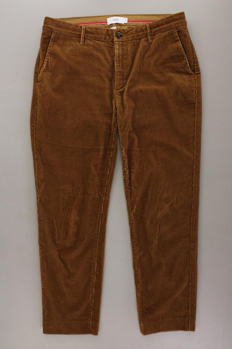 Closed Cordhose Gr. W29 braun aus Baumwolle