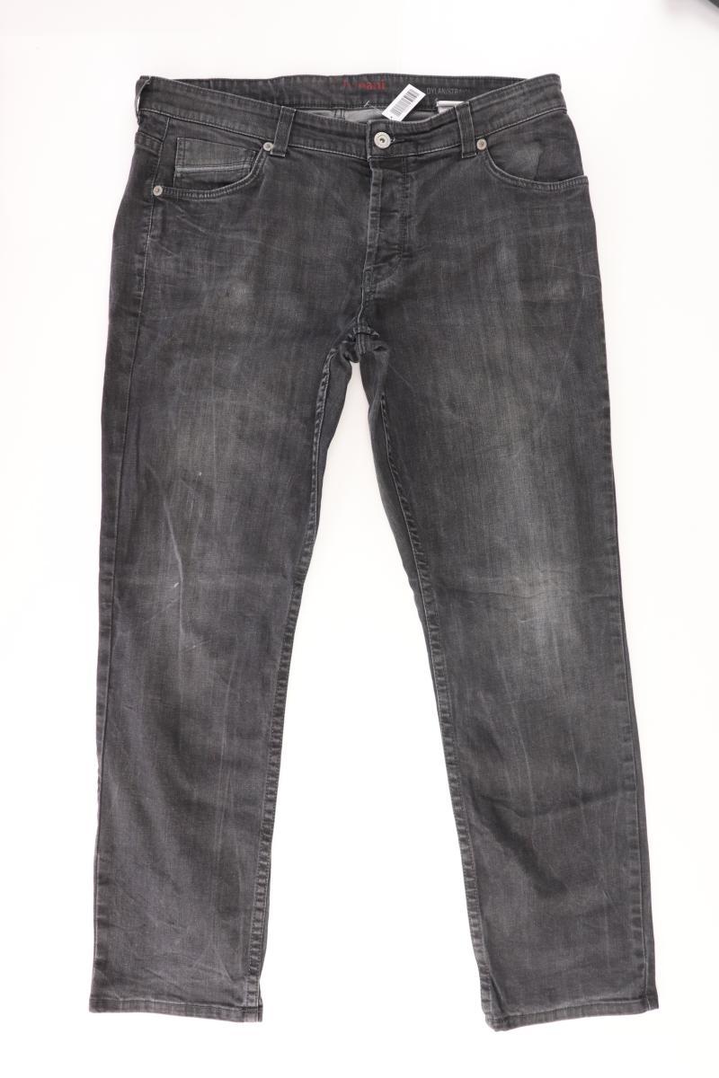 Bruno Banani Straight Jeans für Herren Gr. W38/L32 grau aus Baumwolle
