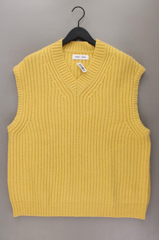 SamsøeSamsøe Classic Pullunder Gr. M gelb aus Wolle
