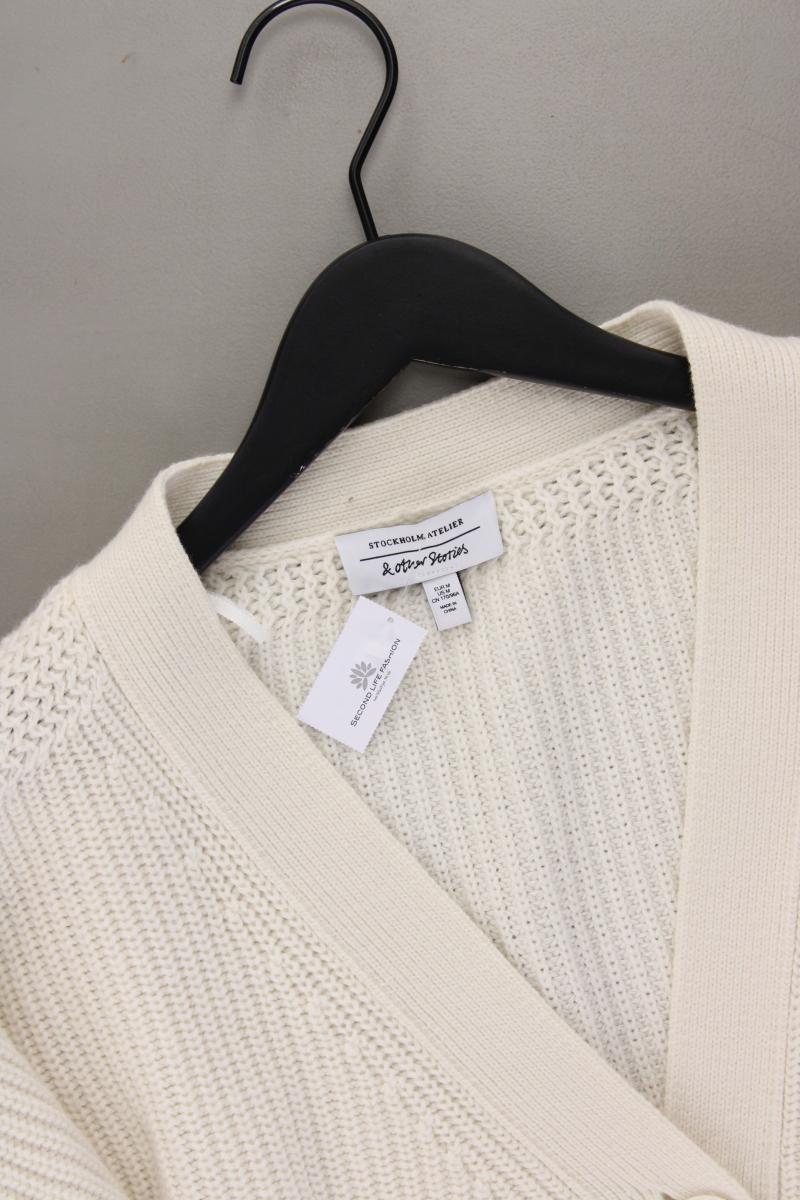 & other stories Strickjacke Gr. M Langarm creme aus Wolle