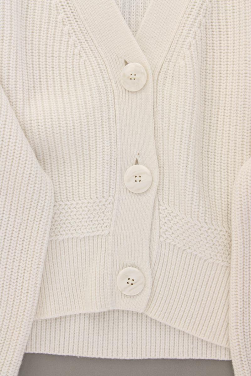 & other stories Strickjacke Gr. M Langarm creme aus Wolle