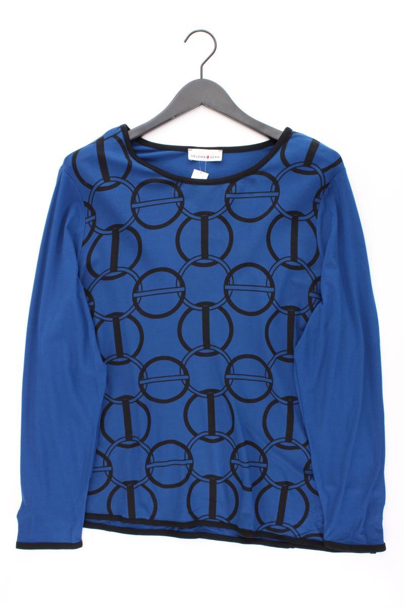 Helena Vera Longsleeve-Shirt Gr. 48 neu mit Etikett Langarm blau aus Viskose
