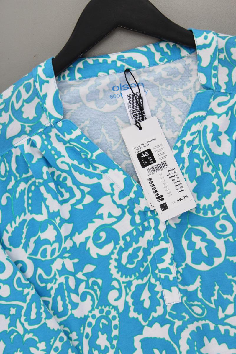 olsen Printshirt Gr. 48 neu mit Etikett Neupreis: 49,99€! Kurzarm türkis