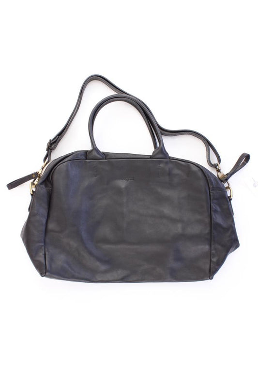 Bugatti Henkeltasche neuwertig schwarz aus Leder