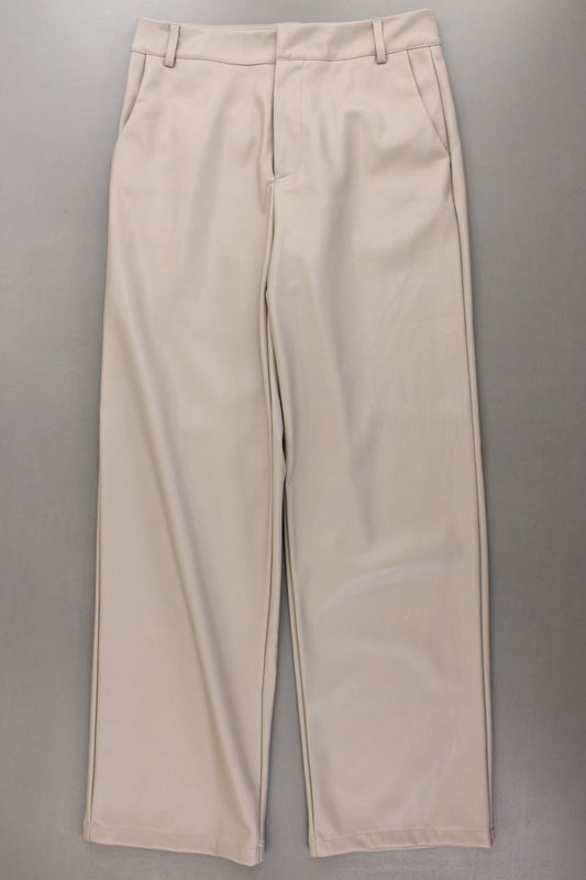 Villa Sophie Kunstlederhose Gr. M neuwertig creme aus Polyurethan