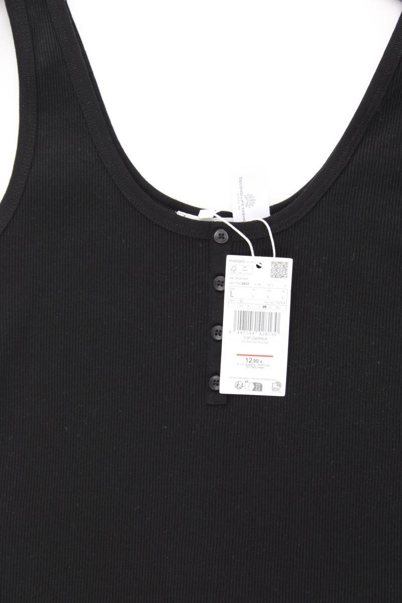 Mango Trägertop Gr. L neu mit Etikett schwarz