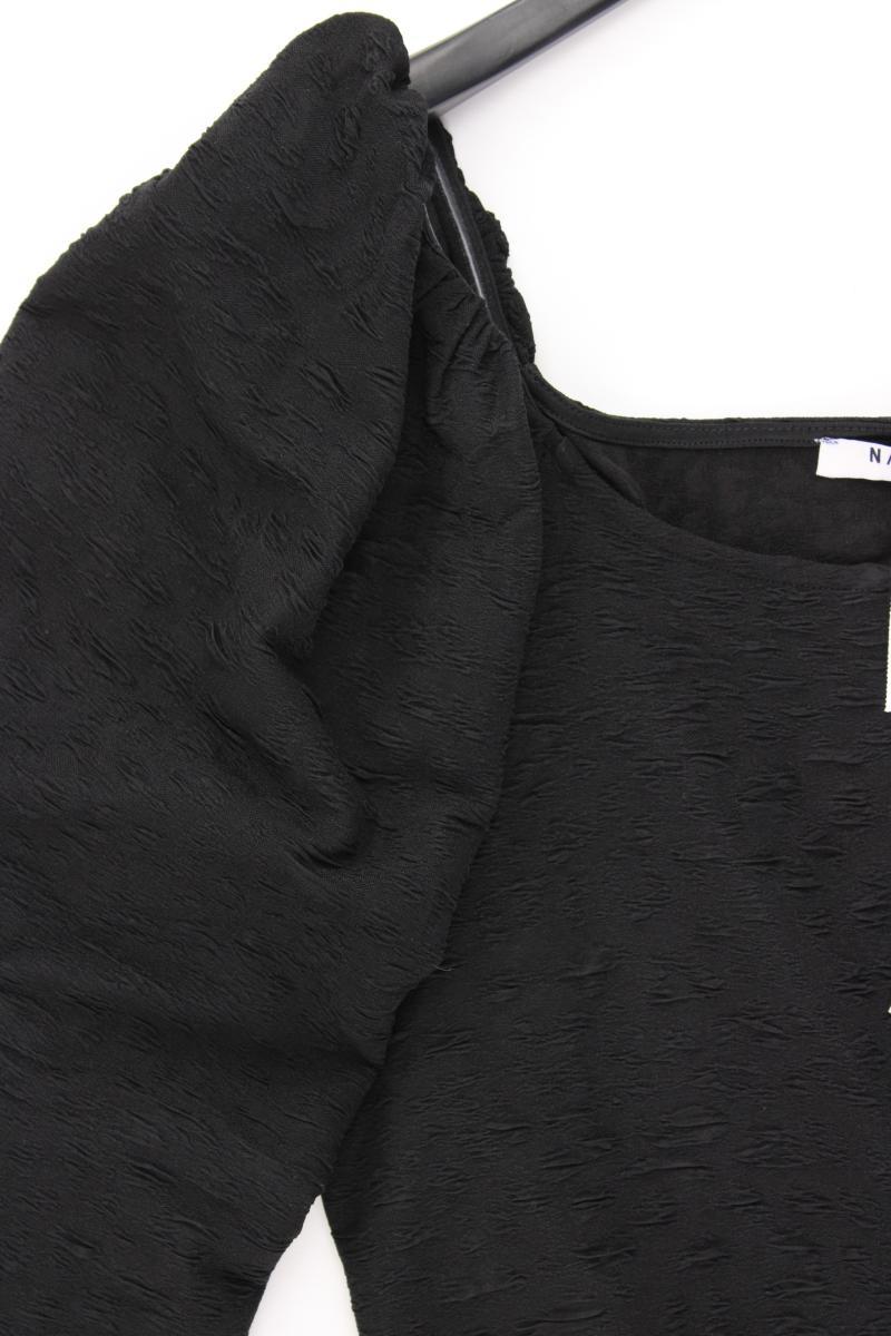 NA-KD Langarmbluse Gr. XL neu mit Etikett mit Carmen-Ausschnitt schwarz