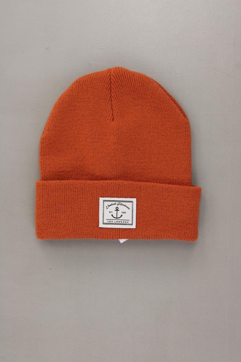 Von Lamezan Mütze orange aus Polyacryl