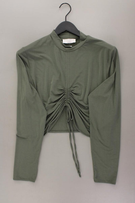 GuidoMaria Kretschmer AboutYou Cropped Shirt Gr. 52 Langarm olivgrün