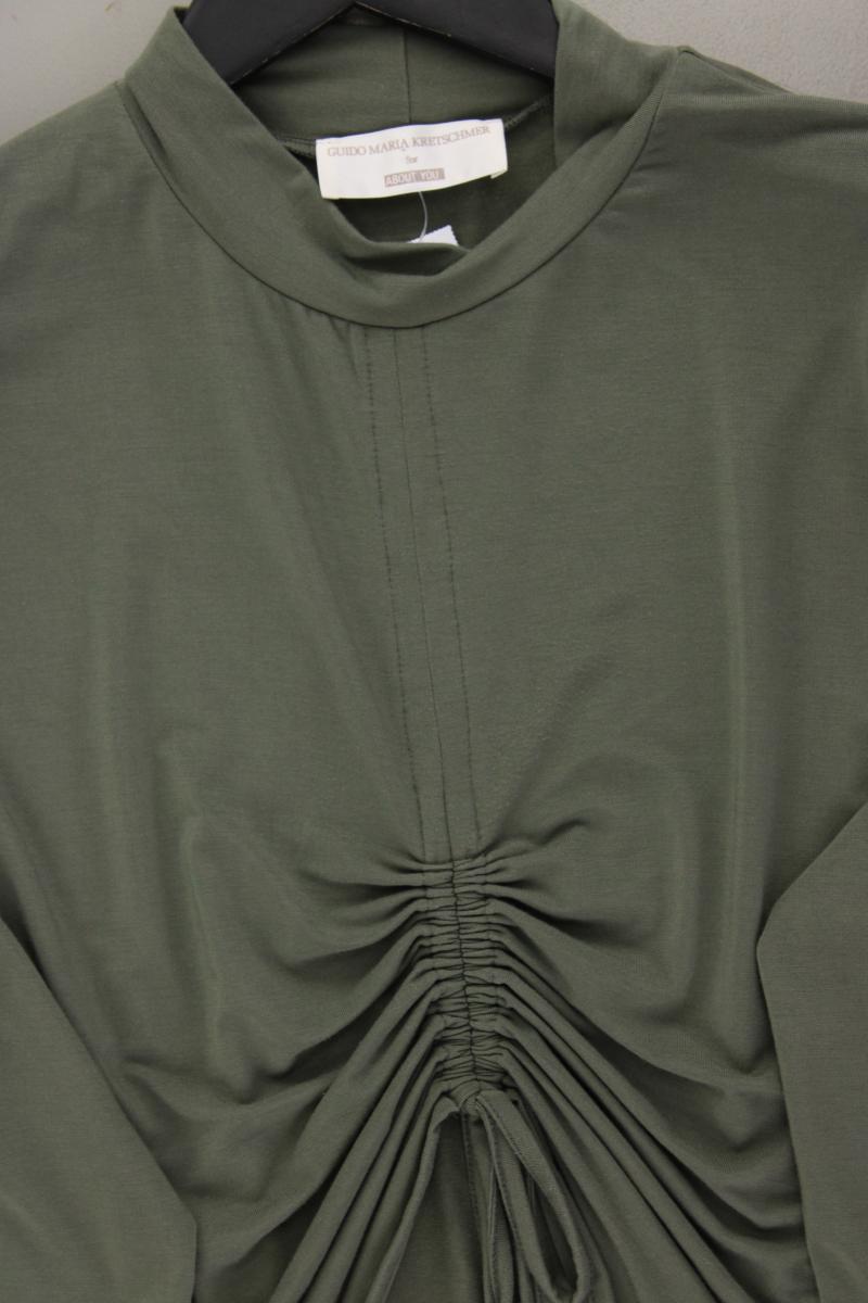 GuidoMaria Kretschmer AboutYou Cropped Shirt Gr. 52 Langarm olivgrün