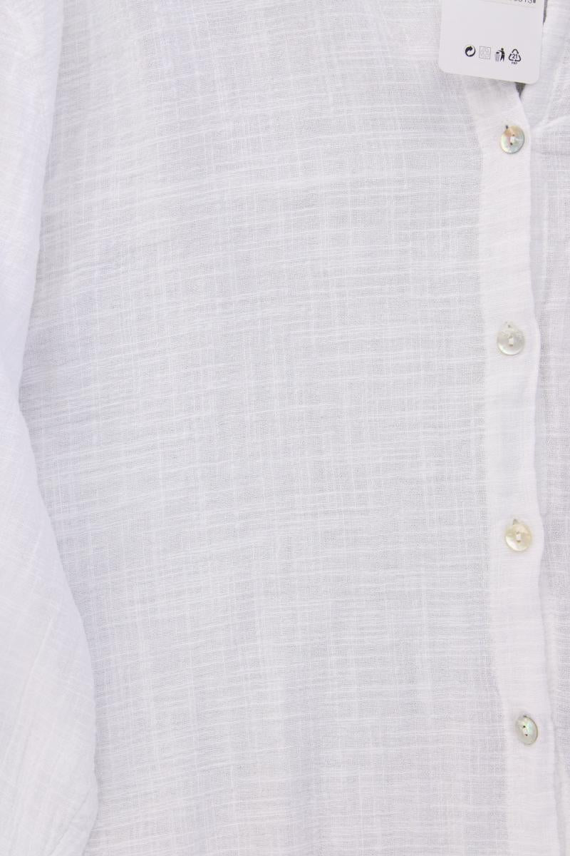 SassyClassy Langarmbluse Gr. OneSize neu mit Etikett weiß aus Baumwolle