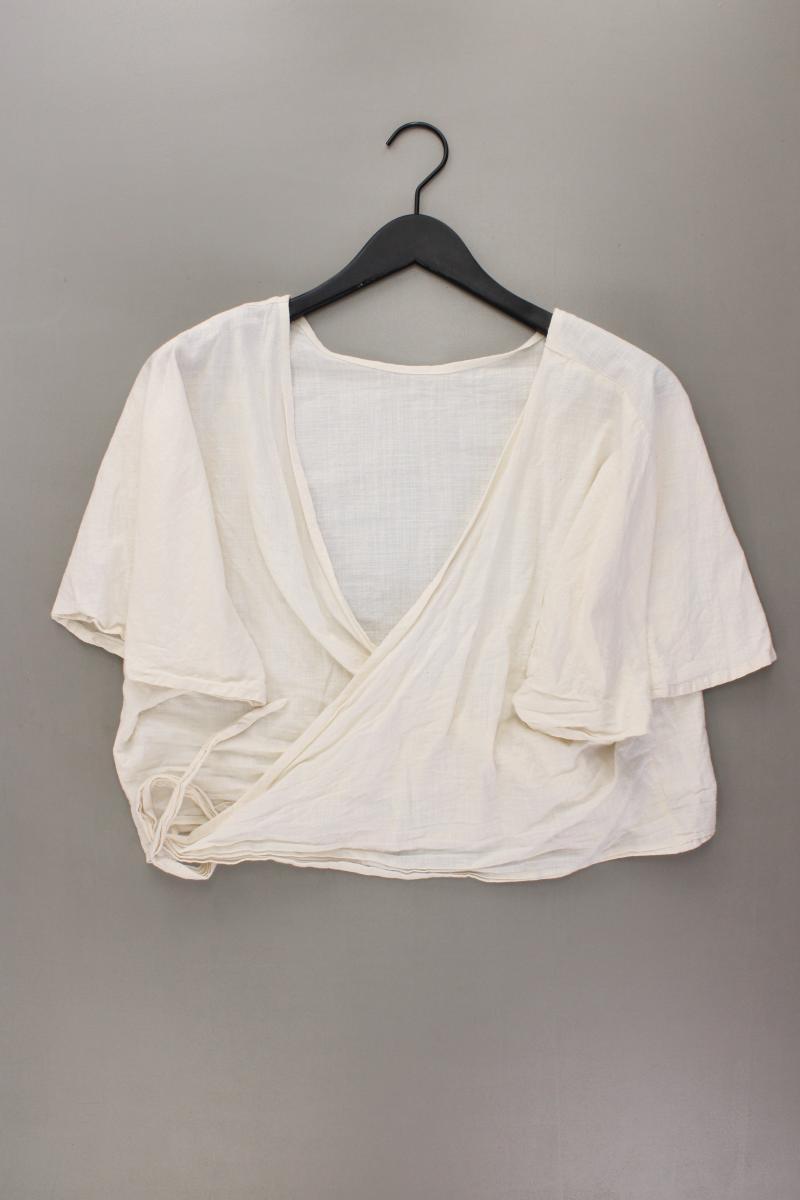 The Simple Folk Kurzarmbluse Gr. XL creme aus Baumwolle