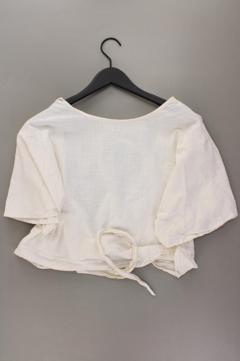 The Simple Folk Kurzarmbluse Gr. XL creme aus Baumwolle