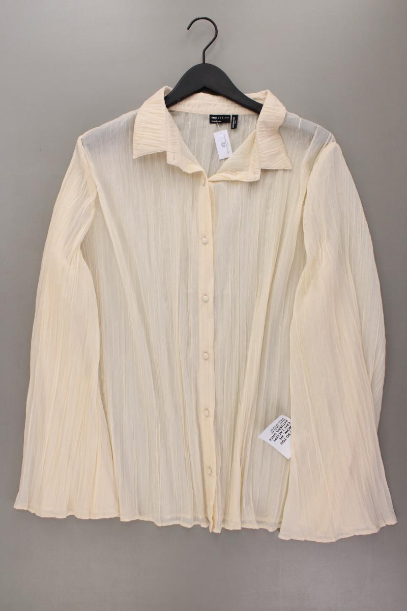 Asos Langarmbluse Gr. 52 neu mit Etikett creme aus Polyester