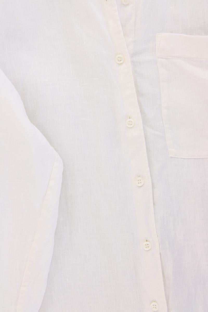 OYSHO Leinenbluse Gr. L Langarm creme