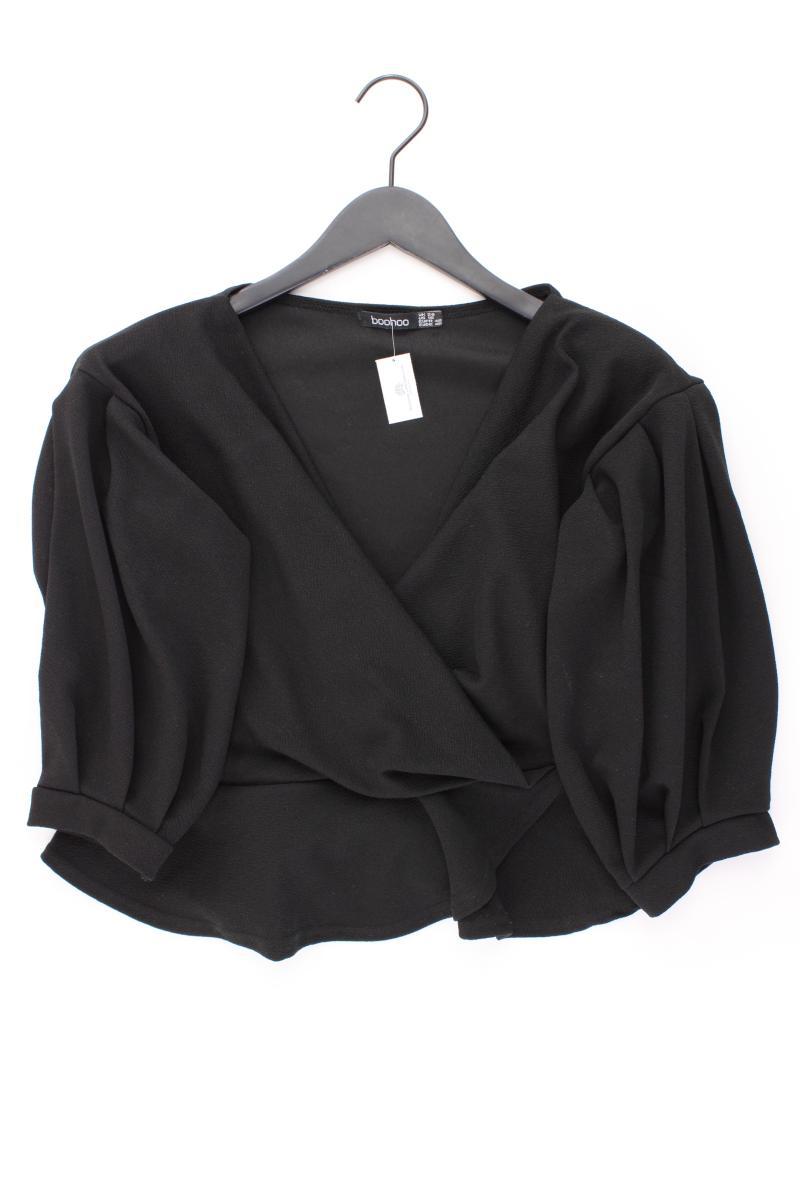 BOOHOO Classic Bluse Gr. 48 3/4 Ärmel schwarz aus Polyester