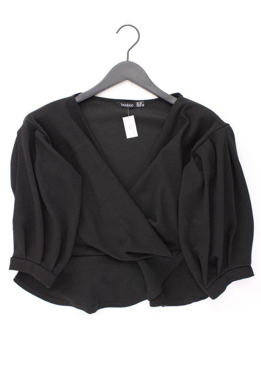 BOOHOO Classic Bluse Gr. 48 3/4 Ärmel schwarz aus Polyester