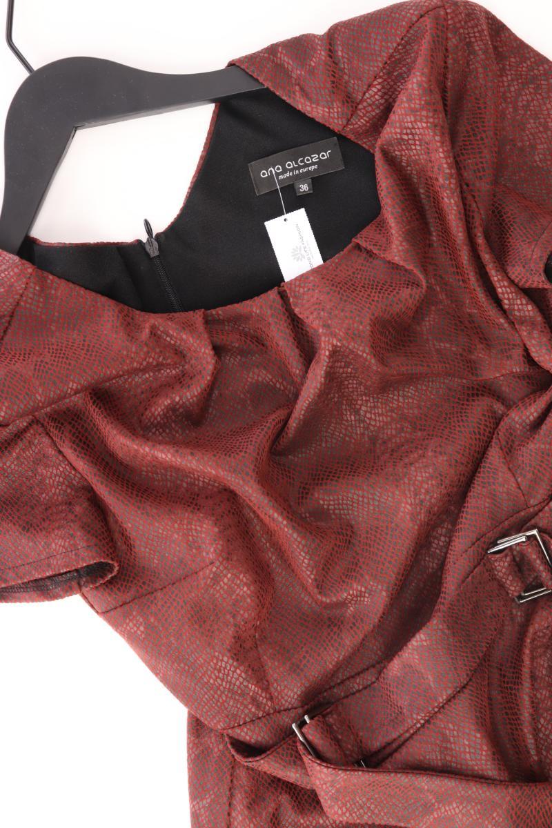 Ana Alcazar Bleistiftkleid Gr. 36 Kurzarm rot aus Polyester
