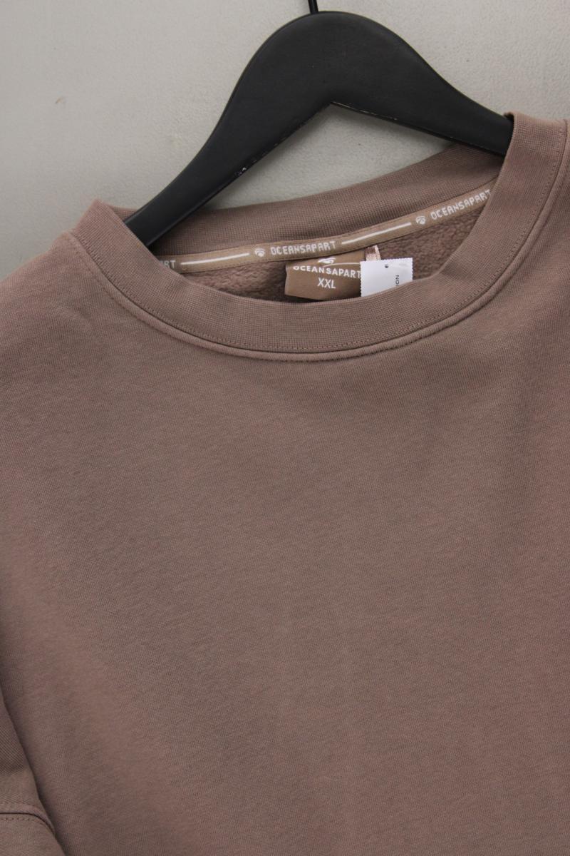 oceans apart Langarmpullover Gr. XXL neuwertig braun aus Baumwolle