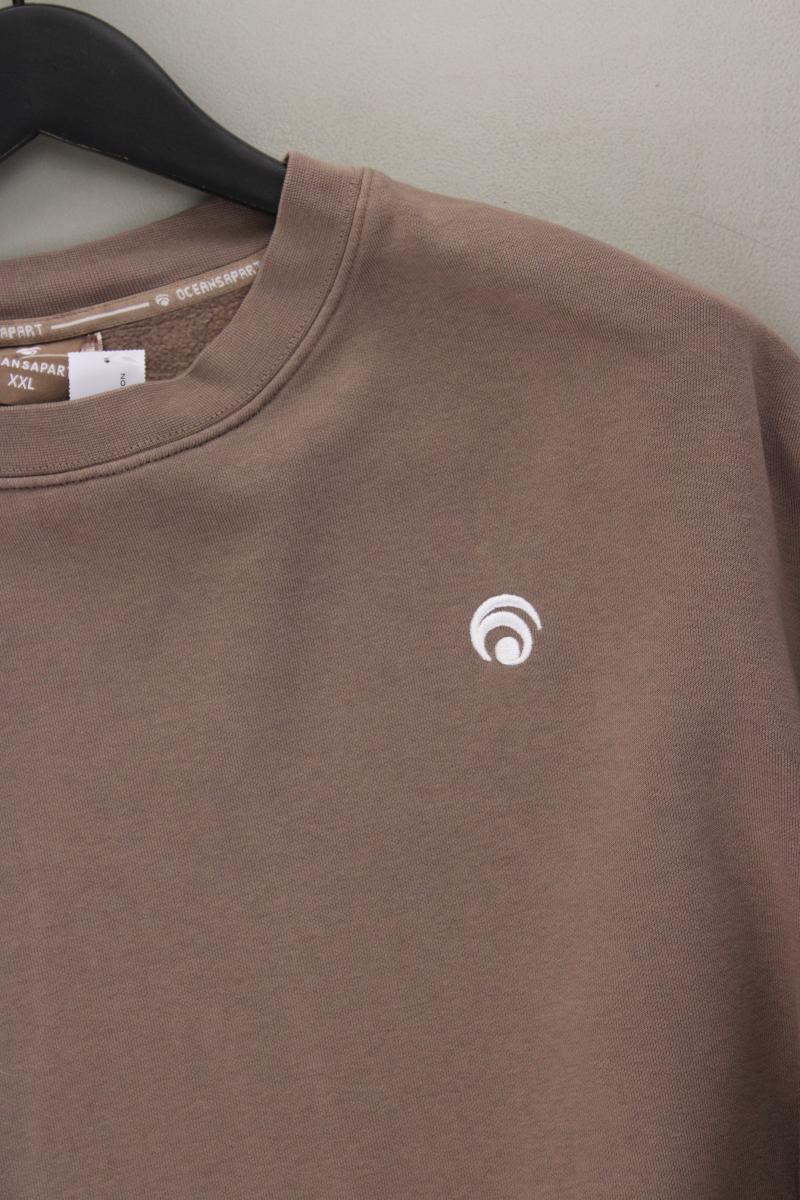 oceans apart Langarmpullover Gr. XXL neuwertig braun aus Baumwolle