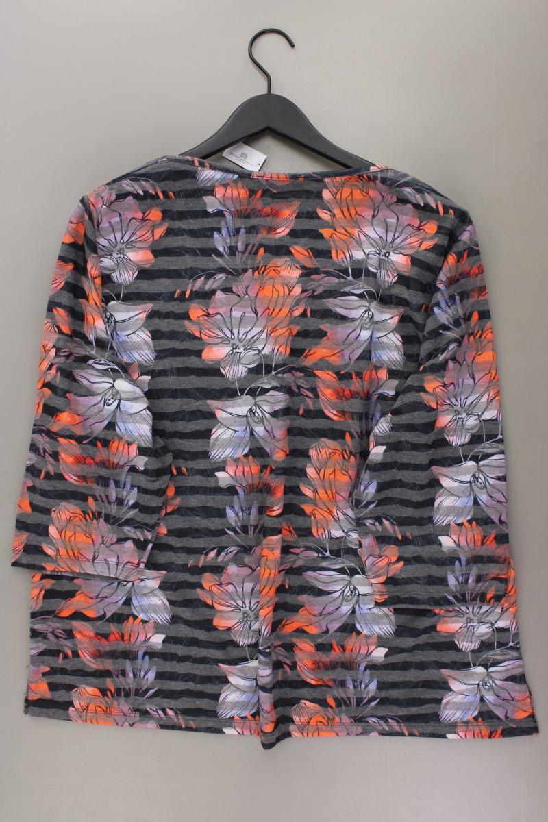 Bexleys Langarmshirt Gr. 52/54 mit Blumenmuster 3/4 Ärmel mehrfarbig