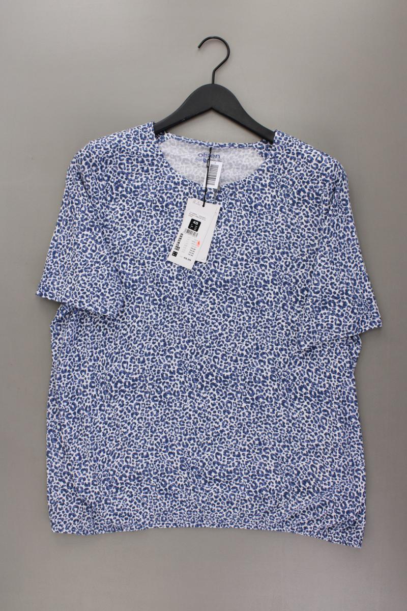 olsen Printshirt Gr. 48 neu mit Etikett Neupreis: 49,99€! Kurzarm blau