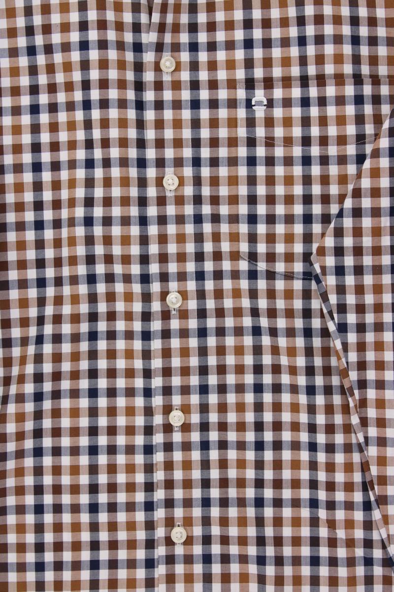 Olymp Karohemd für Herren Gr. Hemdgröße 40 kariert Langarm mehrfarbig