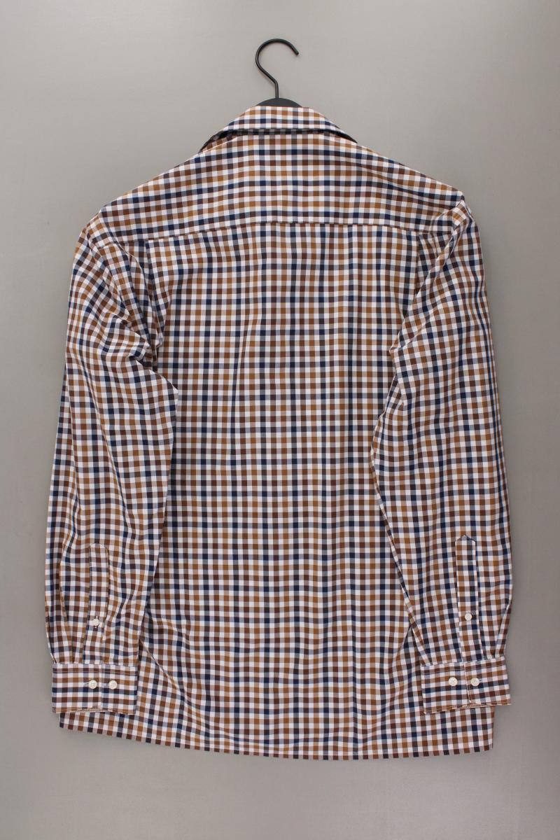 Olymp Karohemd für Herren Gr. Hemdgröße 40 kariert Langarm mehrfarbig