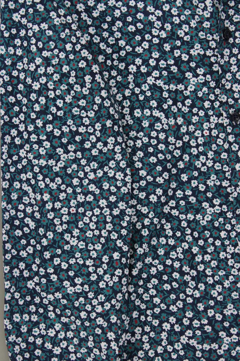 BOSS by Hugo Boss Langarmhemd für Herren Gr. Hemdgröße 41 mit Blumenmuster blau