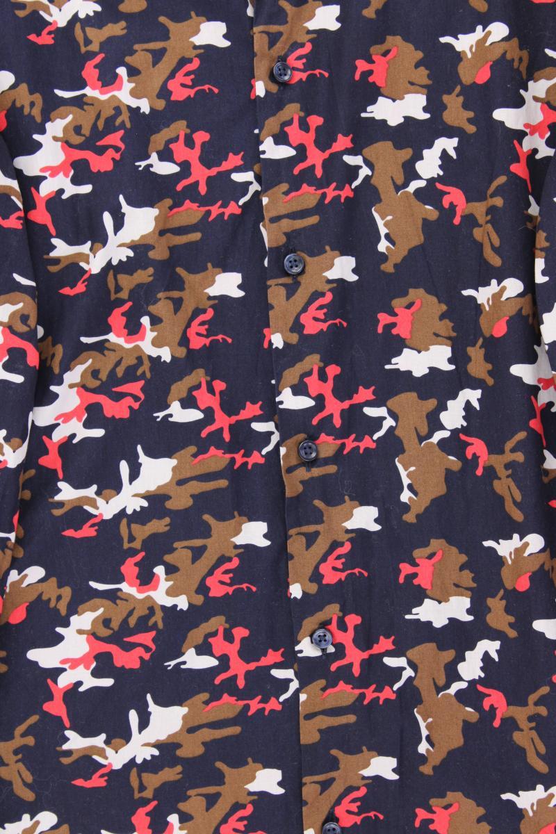 BOSS by Hugo Boss Langarmhemd für Herren Gr. Hemdgröße 41 blau aus Baumwolle