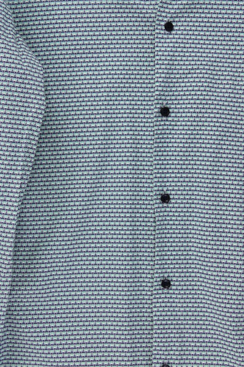 BOSS by Hugo Boss Langarmhemd für Herren Gr. Hemdgröße 41 geometrisches Muster