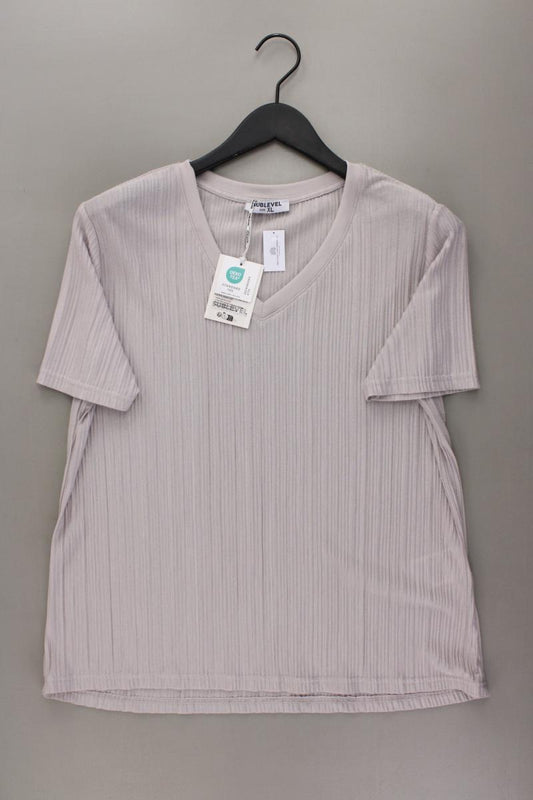 Sublevel Shirt mit V-Ausschnitt Gr. XL neu mit Etikett Kurzarm grau