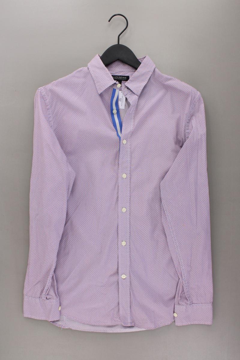 Banana Republic Langarmhemd für Herren Gr. M rot aus Baumwolle