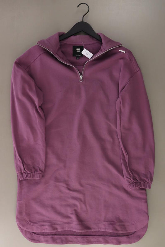 G-Star Jerseykleid Gr. M Langarm lila aus Baumwolle