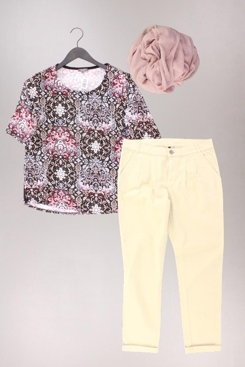 Second Hand Outfit Größe L mit Street One Shirt in Gr. 42 und Schal