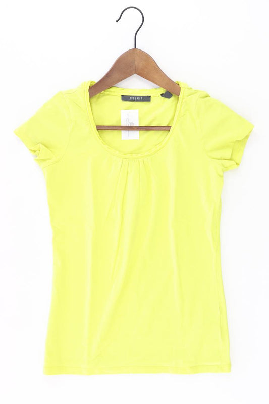 Esprit T-Shirt Größe XS Kurzarm gelb aus Baumwolle