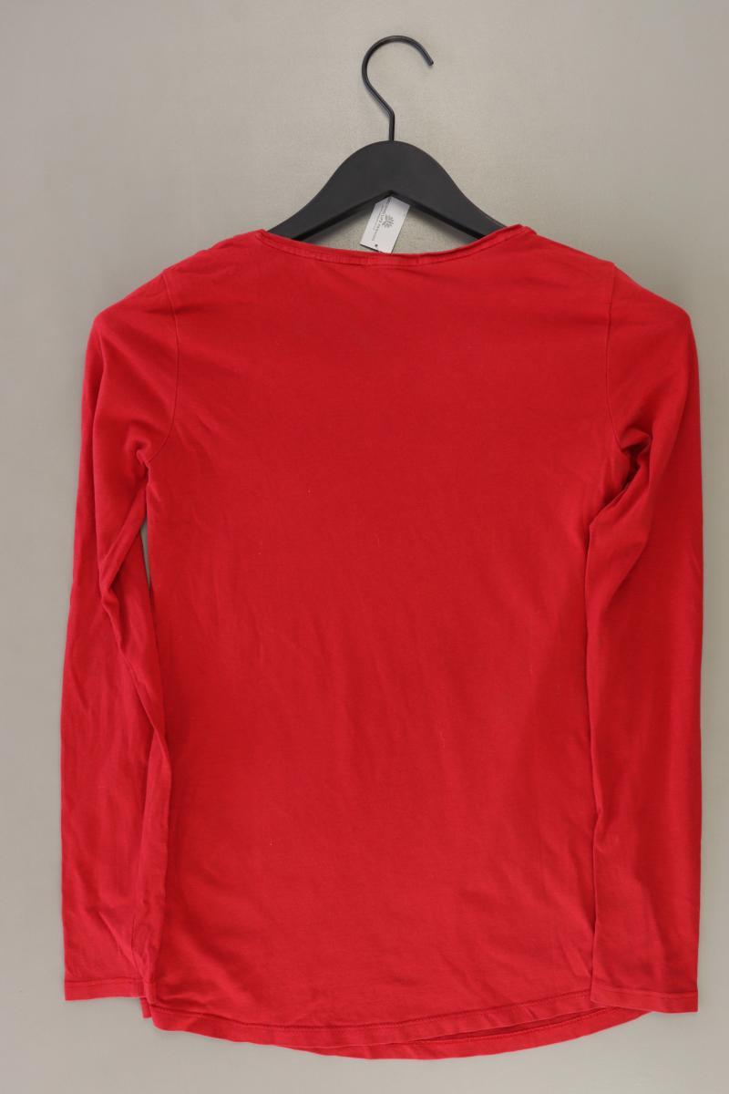 Esprit Printshirt Größe XS Langarm rot aus Baumwolle