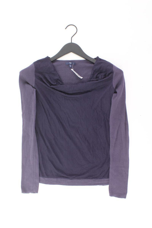 GAP Longsleeve-Shirt Größe XS Langarm lila aus Rayon