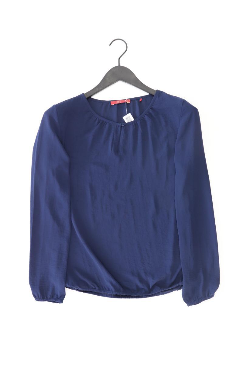 edc by Esprit Langarmbluse Gr. XS blau aus Polyester