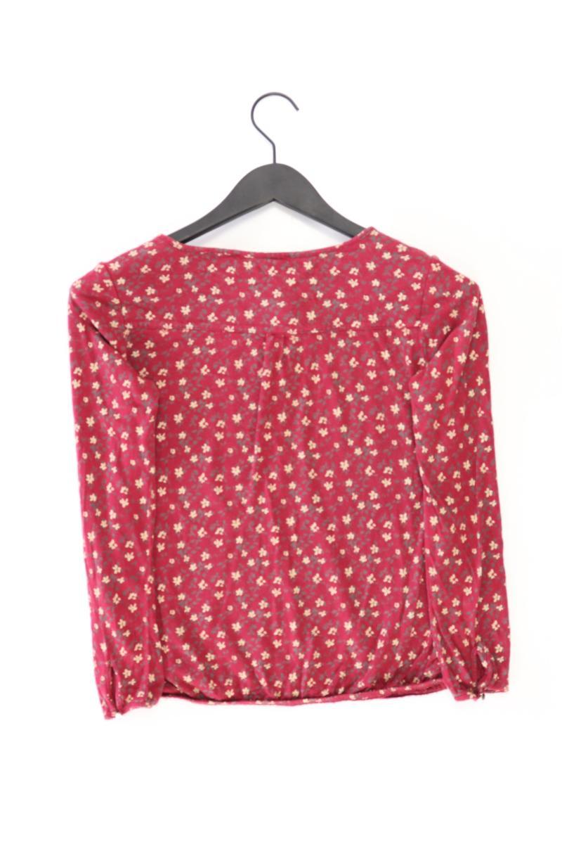 s.Oliver Longsleeve-Shirt Größe 36 mit Blumenmuster Langarm rot aus Viskose