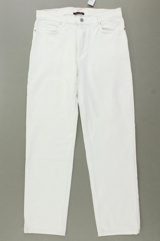 Vanilia Straight Jeans Gr. 38 weiß aus Baumwolle