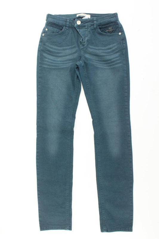 Street One Skinny Jeans Gr. W24 türkis aus Baumwolle