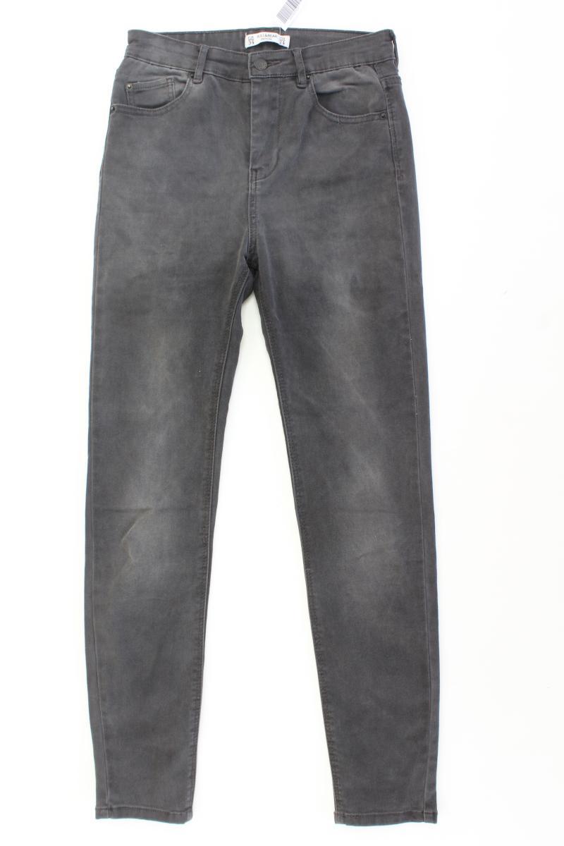 Pull&Bear Skinny Jeans Gr. 34 grau