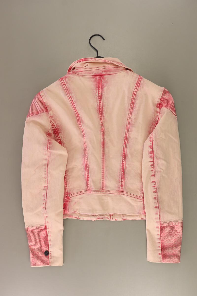 Desigual Bikerjacke Gr. 42 rosa aus Baumwolle